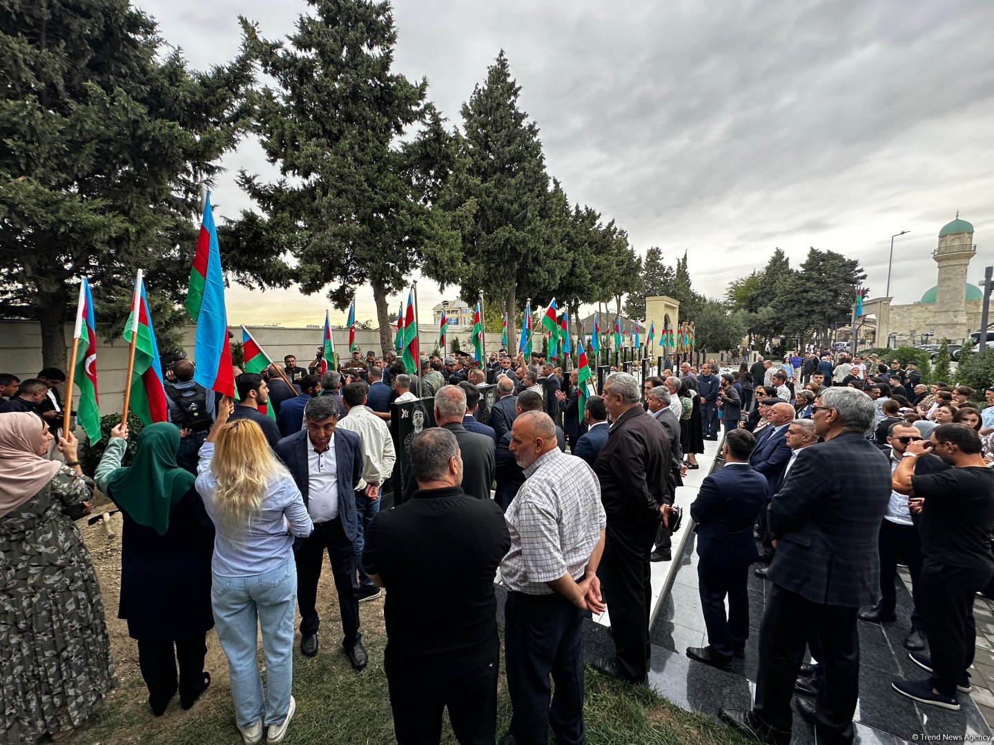 Şəhid Mübariz Məmmədovun nəşinin qalıqları dəfn edildi (FOTO)
