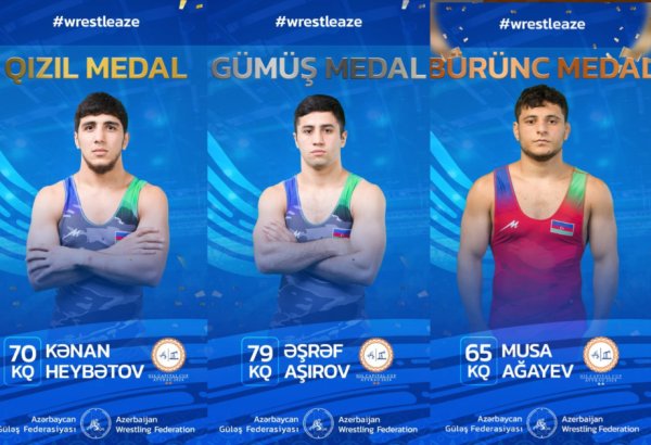 Azərbaycan güləş millisi Qazaxıstandakı turniri 1 dəst medalla başa vurub