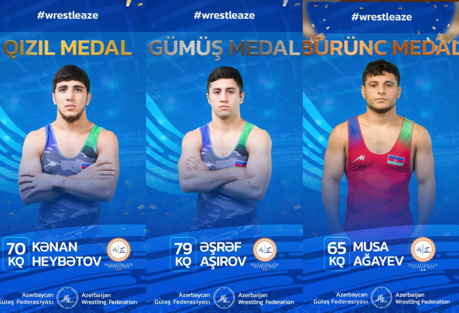Azərbaycan güləş millisi Qazaxıstandakı turniri 1 dəst medalla başa vurub