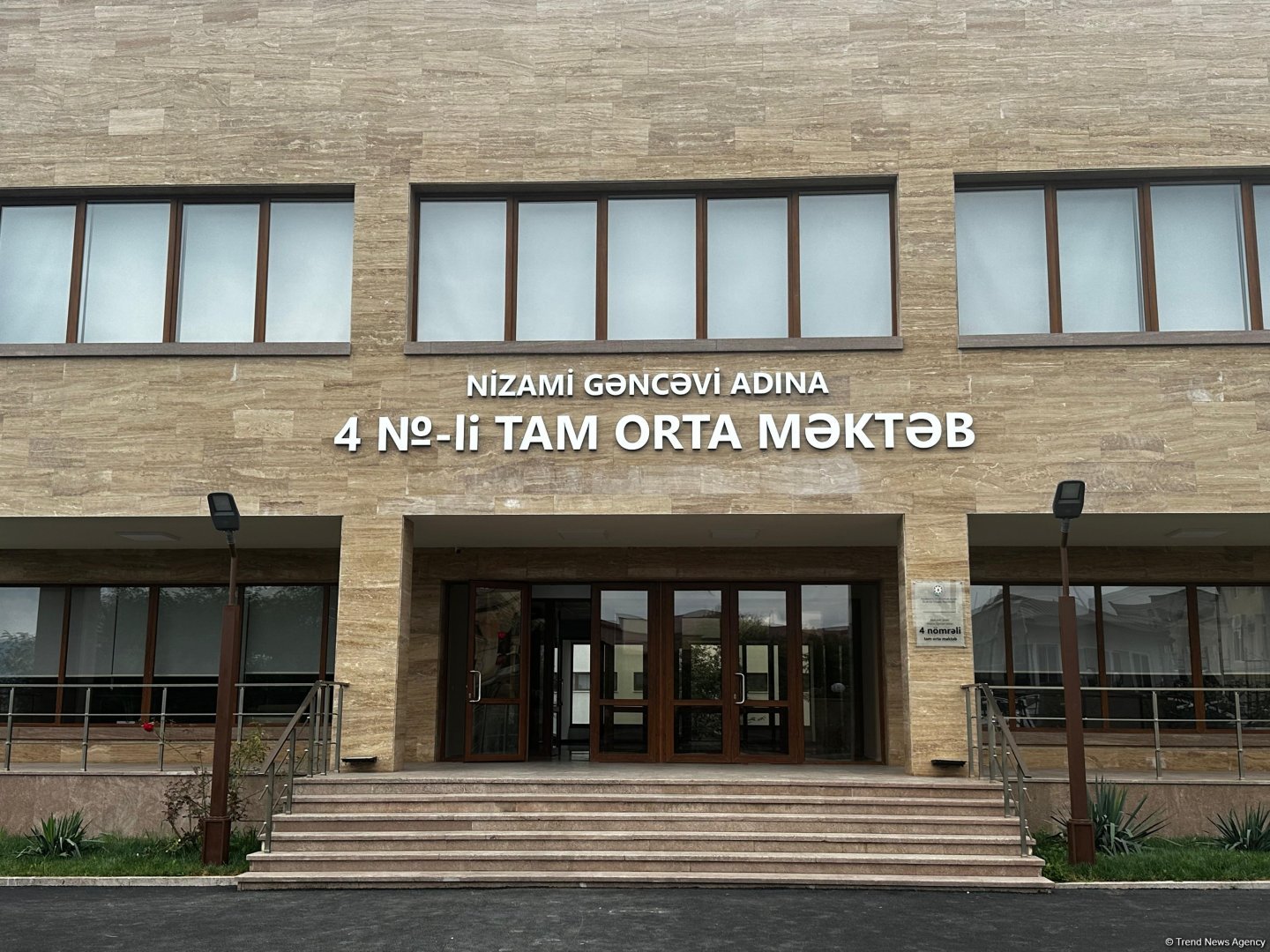 Xankəndidə açılışı olan məktəbin görüntüləri (FOTO/VİDEO)