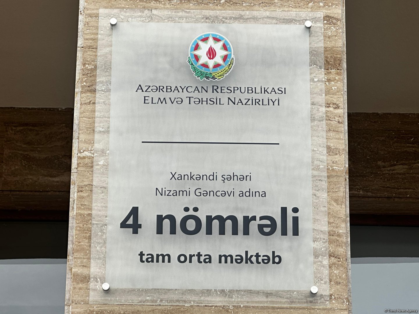 Xankəndidə açılışı olan məktəbin görüntüləri (FOTO/VİDEO)