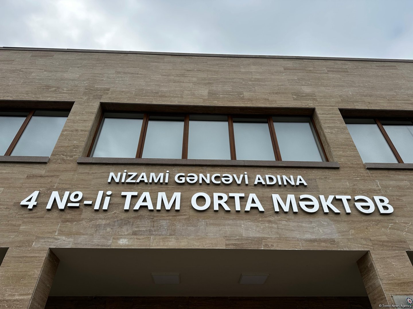 Xankəndidə açılışı olan məktəbin görüntüləri (FOTO/VİDEO)