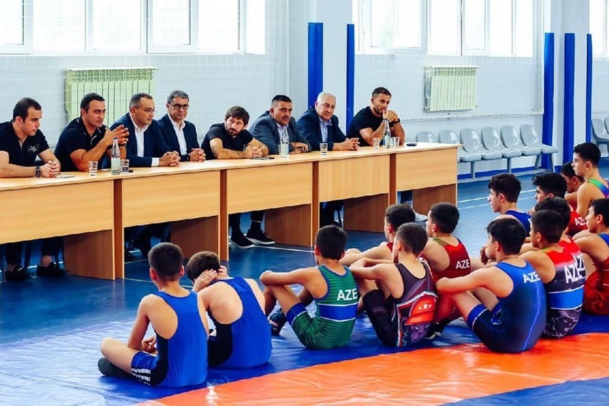 Yunan-roma güləşi üzrə açıq məşq keçirilib