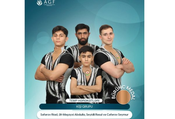 Akrobatlarımız dünya çempionatında 8-ci medalı qazanıblar