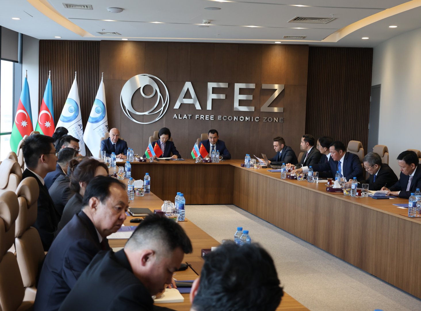 Ümumçin Sənaye və Kommersiya Federasiyası Ələt Azad İqtisadi Zonasına səfər edib (FOTO)