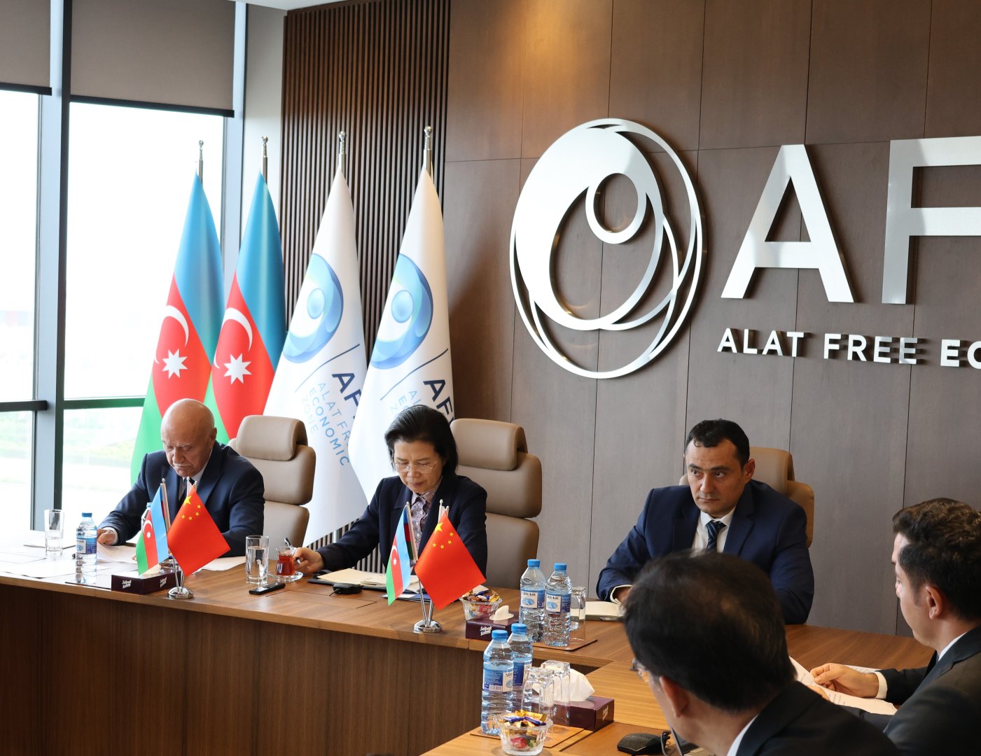 Ümumçin Sənaye və Kommersiya Federasiyası Ələt Azad İqtisadi Zonasına səfər edib (FOTO)