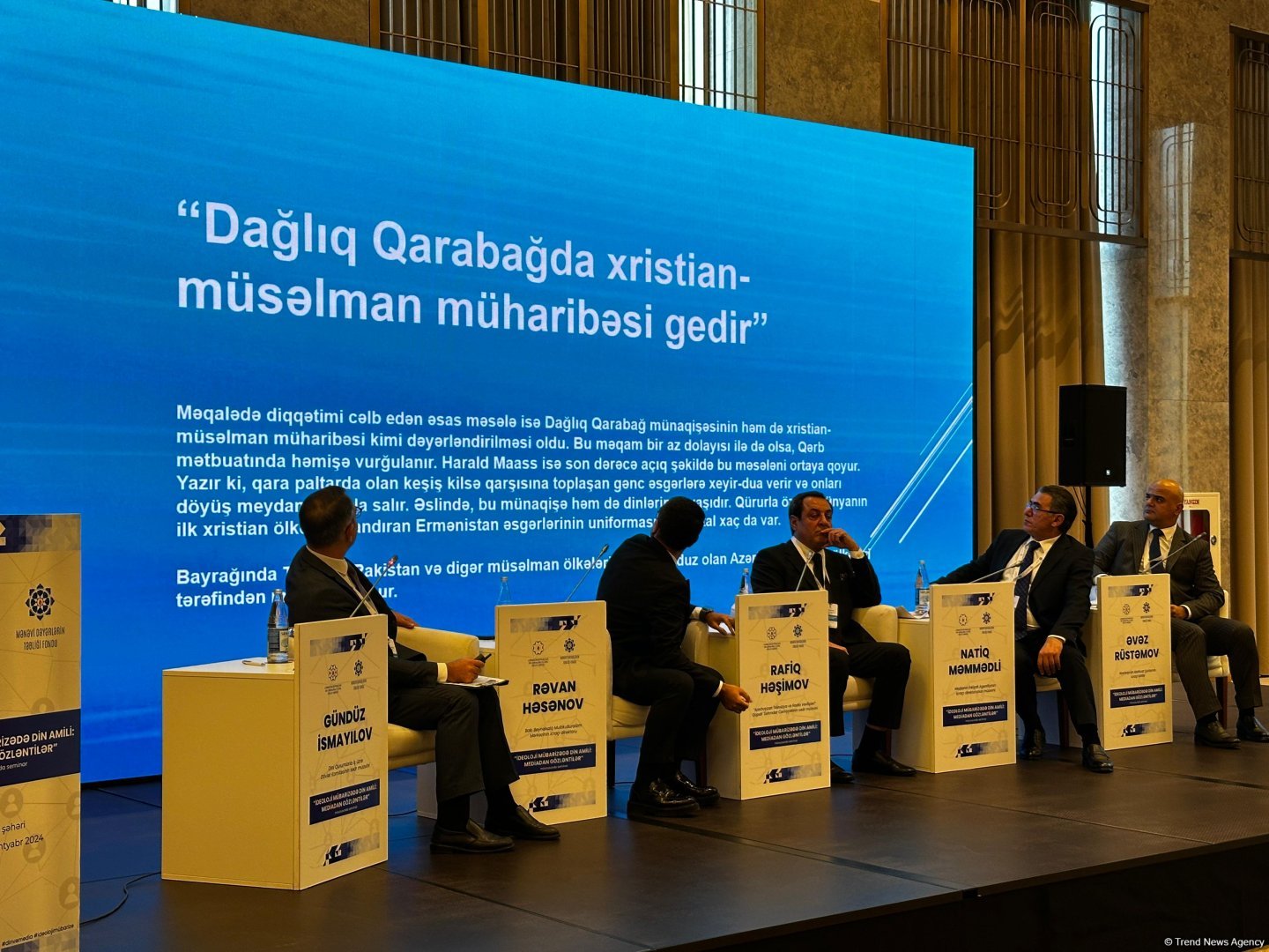 Şuşada ideoloji mübarizədə din amili ilə bağlı seminar keçirilib (ƏLAVƏ EDİLİB) (FOTO)