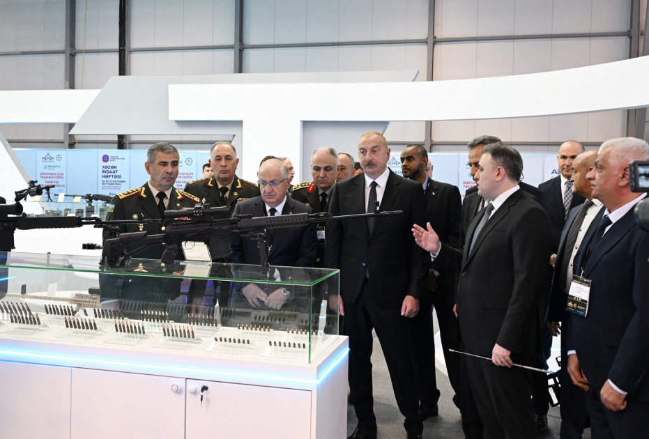 Prezident İlham Əliyev V “ADEX-2024” və “Securex Caspian” sərgiləri ilə tanış olub (FOTO/VİDEO) (YENİLƏNİB)