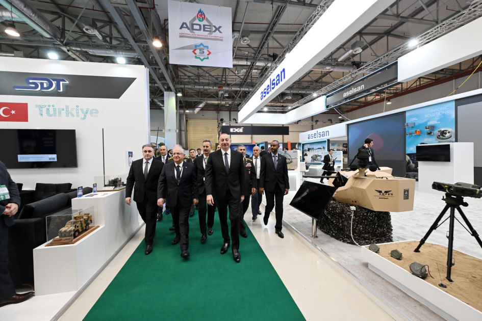 Prezident İlham Əliyev V “ADEX-2024” və “Securex Caspian” sərgiləri ilə tanış olub (FOTO/VİDEO) (YENİLƏNİB)