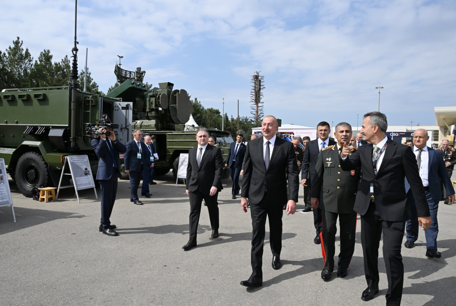 Prezident İlham Əliyev V “ADEX-2024” və “Securex Caspian” sərgiləri ilə tanış olub (FOTO/VİDEO) (YENİLƏNİB)