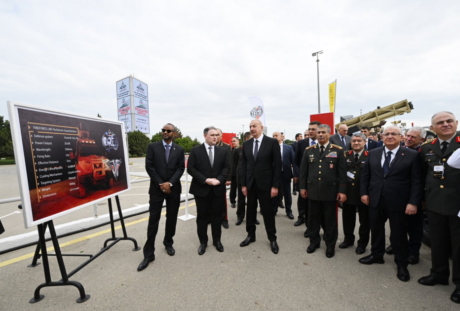 Prezident İlham Əliyev V “ADEX-2024” və “Securex Caspian” sərgiləri ilə tanış olub (FOTO/VİDEO) (YENİLƏNİB)