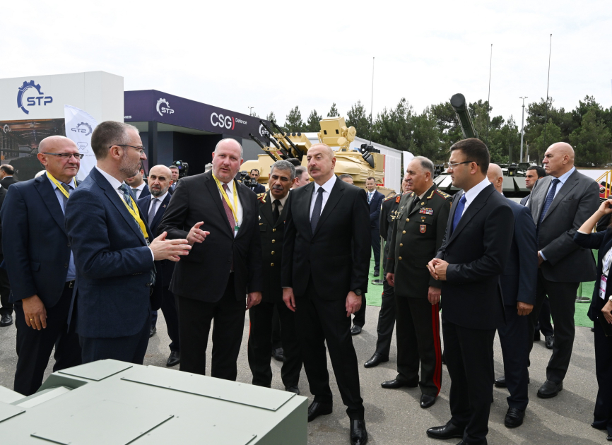 Prezident İlham Əliyev V “ADEX-2024” və “Securex Caspian” sərgiləri ilə tanış olub (FOTO/VİDEO) (YENİLƏNİB)