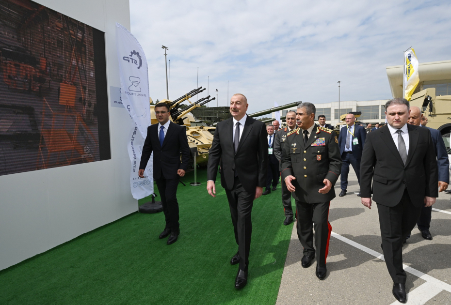Prezident İlham Əliyev V “ADEX-2024” və “Securex Caspian” sərgiləri ilə tanış olub (FOTO/VİDEO) (YENİLƏNİB)