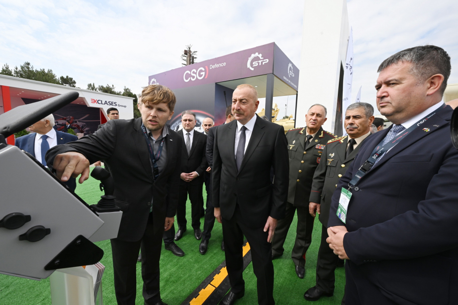 Prezident İlham Əliyev V “ADEX-2024” və “Securex Caspian” sərgiləri ilə tanış olub (FOTO/VİDEO) (YENİLƏNİB)