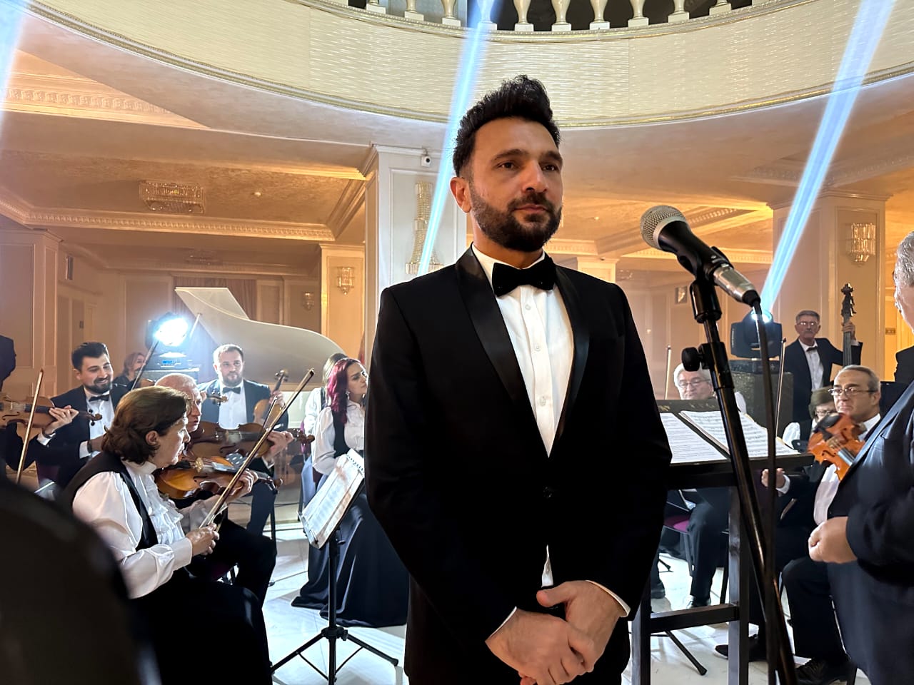 Gəncə Dövlət Filarmoniyasında "Bakıdan Gəncəyə" layihəsi çərçivəsində klassik musiqi gecəsi baş tutub (FOTO)