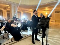 Gəncə Dövlət Filarmoniyasında "Bakıdan Gəncəyə" layihəsi çərçivəsində klassik musiqi gecəsi baş tutub (FOTO)