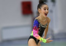 Qubada bədii gimnastika üzrə "Grace of Nature" turniri davam edir (FOTO)