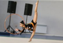 Qubada bədii gimnastika üzrə "Grace of Nature" turniri davam edir (FOTO)