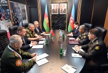 Azərbaycan-Belarus hərbi əməkdaşlığına dair müzakirələr aparılıb (FOTO)