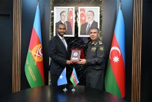 Azərbaycan-Somali hərbi əməkdaşlığına dair müzakirələr aparılıb (FOTO)