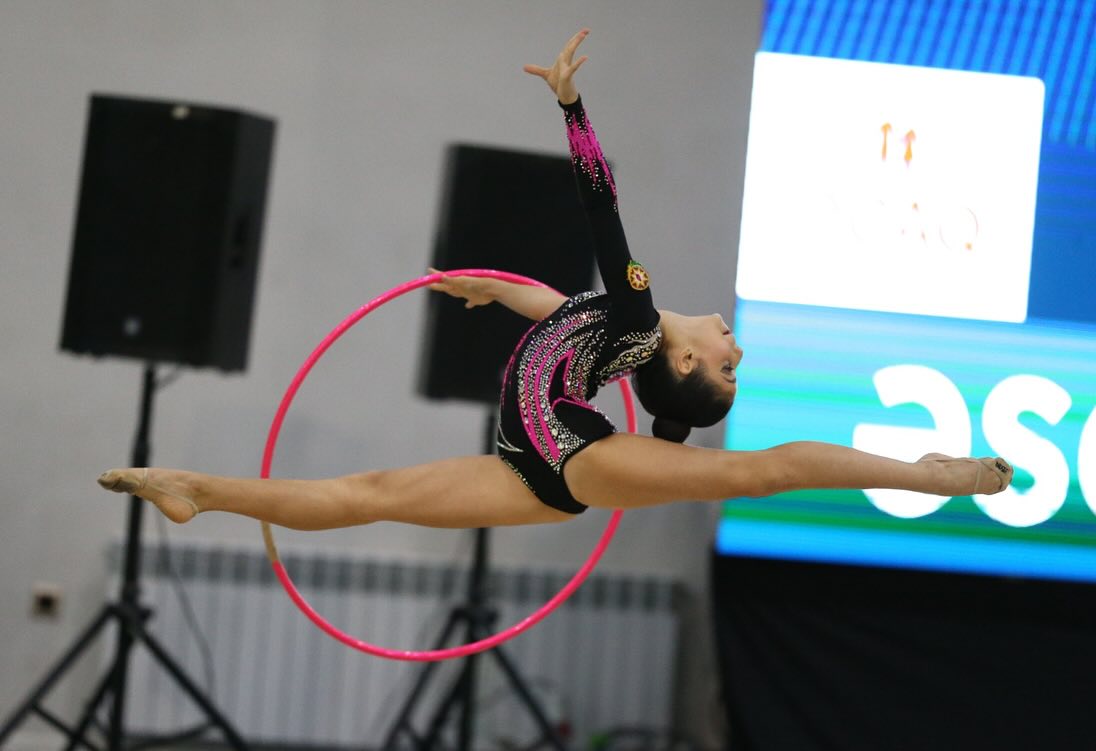 Qubada bədii gimnastika üzrə "Grace of Nature" turniri davam edir (FOTO)