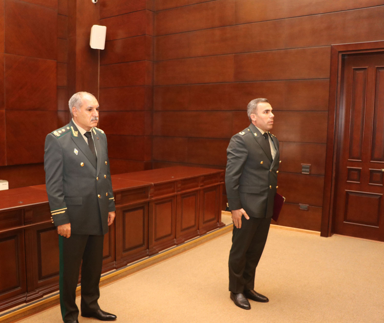 Hərbi Prokurorluqda milli prokurorluq orqanlarının yaradılmasının 106-cı ildönümünə həsr olunmuş mərasim keçirilib (FOTO)