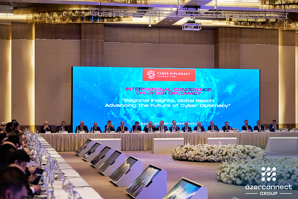 “Azerconnect Group” Kiberdiplomatiya üzrə Beynəlxalq Konfransa dəstək oldu (FOTO)
