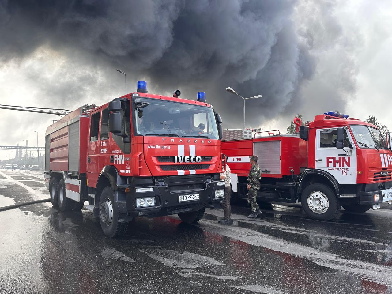 Bakıda boya sexindəki yanğın söndürüldü (FOTO/VİDEO) (ƏLAVƏ OLUNUB)