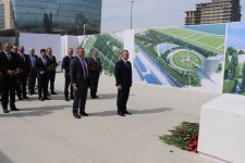 Səhiyyə Nazirliyinin rəhbərliyi və kollektivi Zəfər parkını ziyarət edib (FOTO)