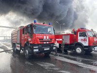 Bakıda boya sexindəki yanğın söndürüldü (FOTO/VİDEO) (ƏLAVƏ OLUNUB)