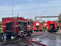Bakıda boya sexindəki yanğın söndürüldü (FOTO/VİDEO) (ƏLAVƏ OLUNUB)