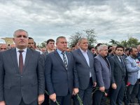 Ağdam sakinləri şəhidlərini anır (FOTO/VİDEO)