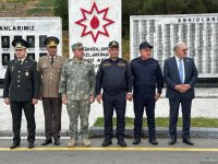 Ağdam sakinləri şəhidlərini anır (FOTO/VİDEO)