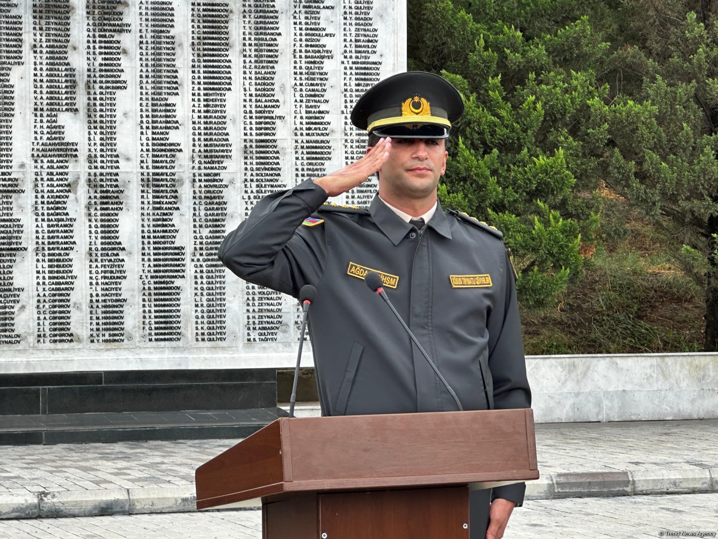 Ağdam sakinləri şəhidlərini anır (FOTO/VİDEO)
