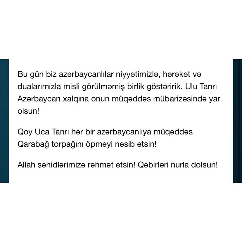 Birinci vitse-prezident Mehriban Əliyeva: Qoy Uca Tanrı hər bir azərbaycanlıya müqəddəs Qarabağ torpağını öpməyi nəsib etsin (FOTO)