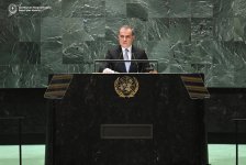 Azərbaycanın XİN başçısı BMT Baş Assambleyasının 79-cu sessiyasının ümumi müzakirələrində çıxış edib (FOTO)