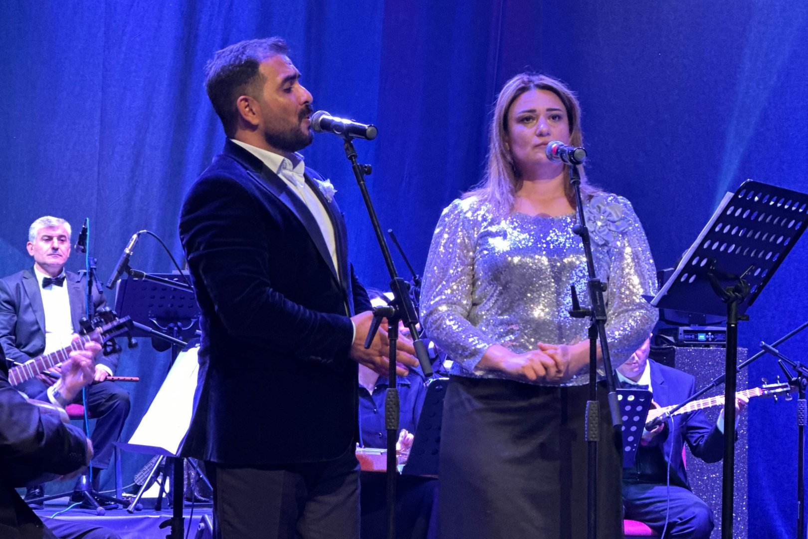Gəncə Dövlət Filarmoniyasında Xalq artisti Səid Rüstəmov yad edilib (FOTO)