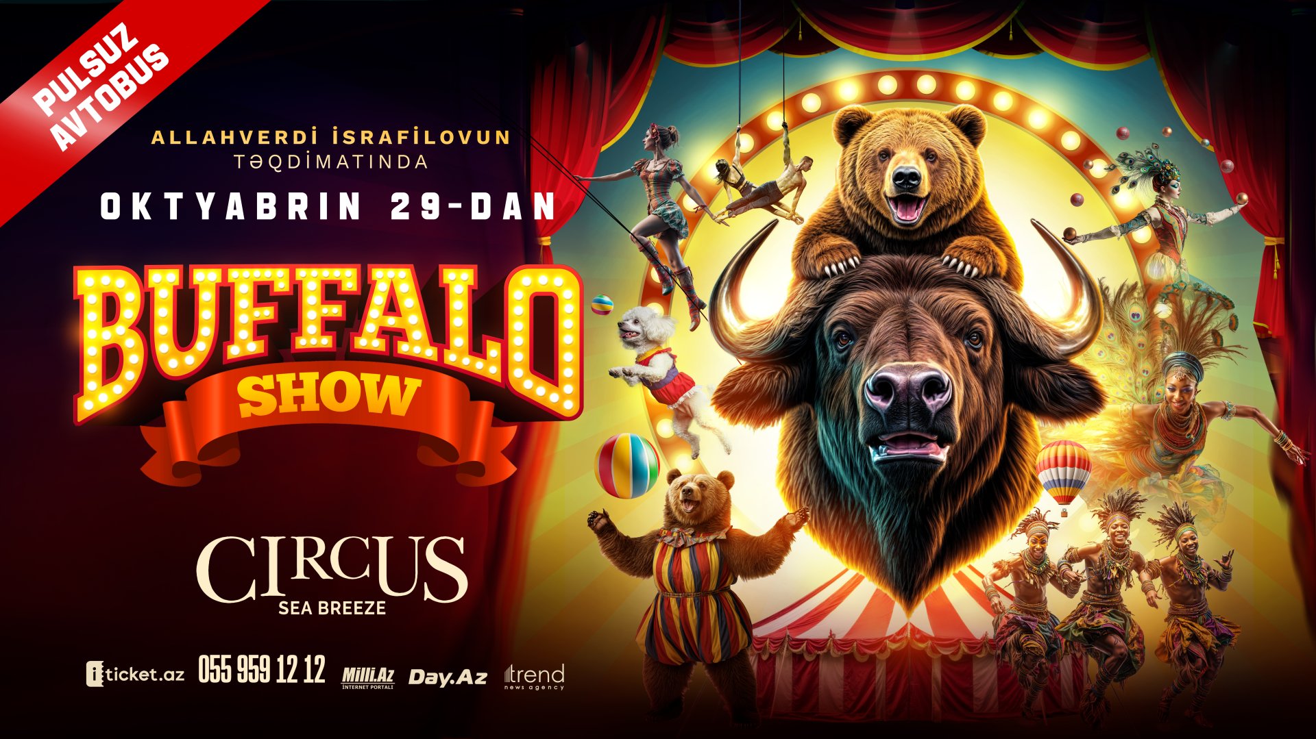 "Circus Sea Breeze" sizi "Buffalo Show" ilə valeh edəcək (VİDEO)