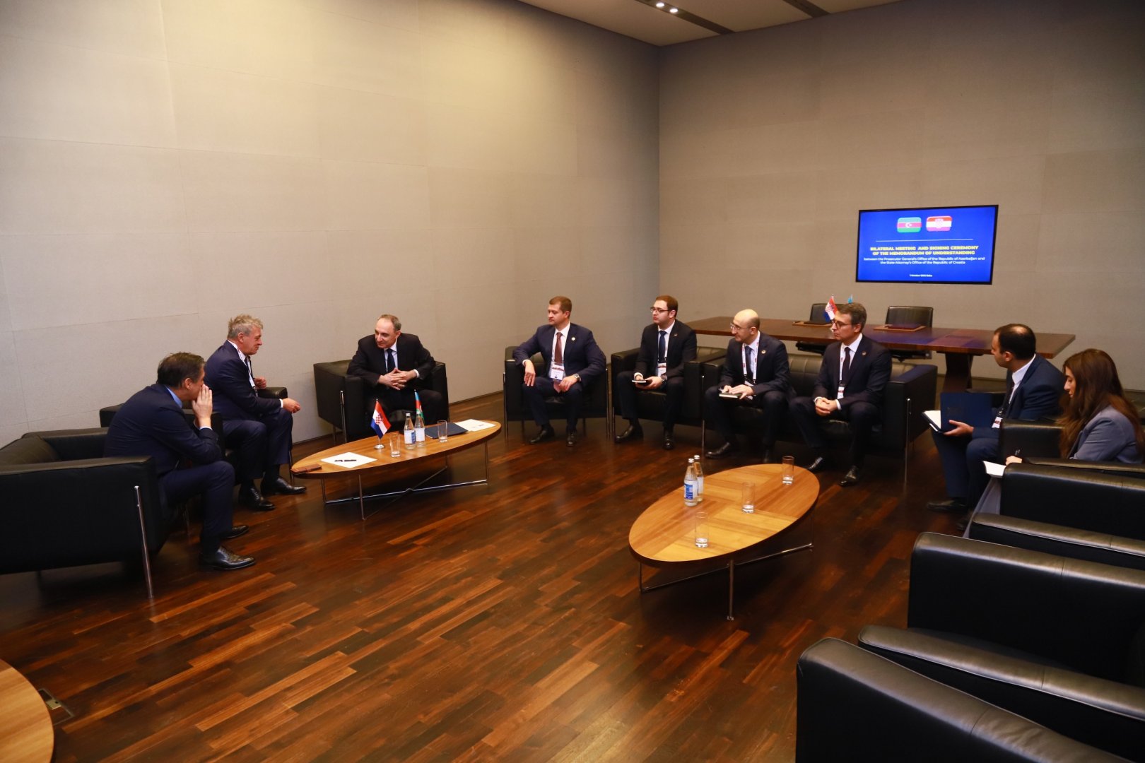 Azərbaycan Respublikasının Baş prokuroru və xorvatiyalı həmkarı "Əməkdaşlığın inkişaf etdirilməsi haqqında Anlaşma Memorandumu"nu imzalayıb (FOTO)