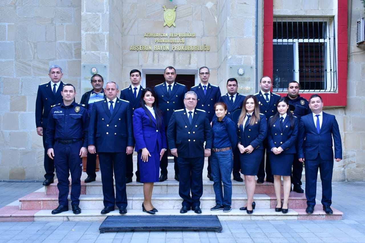 Abşeron rayonunda Prokurorluq işçilərinin peşə bayramı qeyd olunub (FOTO)