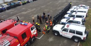 FHN-in Gəncə Regional Mərkəzi mülki müdafiə məşqi keçirib (FOTO/VİDEO)