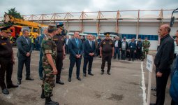 FHN-in Gəncə Regional Mərkəzi mülki müdafiə məşqi keçirib (FOTO/VİDEO)