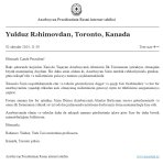 Xaricdə Yaşayan Azərbaycanlı Alimlərin Forumunun iştirakçıları Prezident İlham Əliyevə təşəkkür ediblər (FOTO)