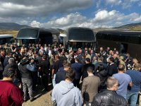 Ağdərədə aşkarlanmış kütləvi məzarlığa baxış keçirilib (FOTO)