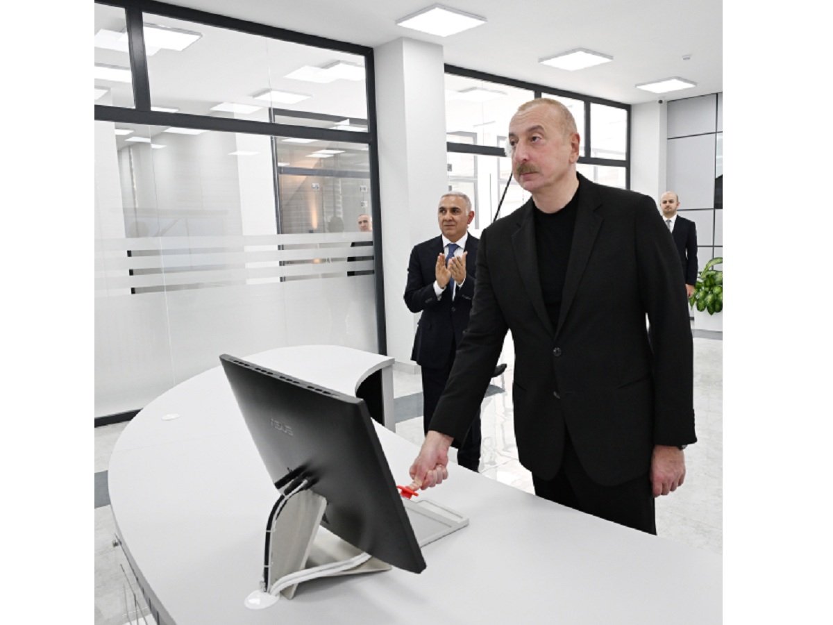 Prezident İlham Əliyev Zəngilan Elektrik Şəbəkəsinin Rəqəmsal İdarəetmə Mərkəzinin açılışında iştirak edib (YENİLƏNİB) (FOTO/VİDEO)
