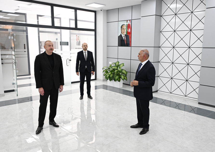 Prezident İlham Əliyev Zəngilan Elektrik Şəbəkəsinin Rəqəmsal İdarəetmə Mərkəzinin açılışında iştirak edib (YENİLƏNİB) (FOTO/VİDEO)