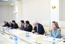 İqtisadi siyasət, sənaye və sahibkarlıq komitəsinin ilk iclası keçirilib (FOTO)