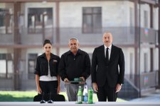 Prezident İlham Əliyev və Birinci xanım Mehriban Əliyeva Cəbrayıl şəhərində inşa olunan yaşayış kompleksinin açılışında iştirak ediblər (FOTO/VİDEO) (YENİLƏNİB-3)