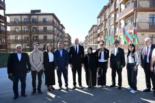 Prezident İlham Əliyev və Birinci xanım Mehriban Əliyeva Cəbrayıl şəhərində inşa olunan yaşayış kompleksinin açılışında iştirak ediblər (FOTO/VİDEO) (YENİLƏNİB-3)