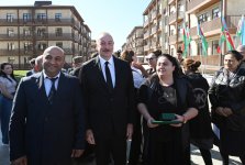 Prezident İlham Əliyev və Birinci xanım Mehriban Əliyeva Cəbrayıl şəhərində inşa olunan yaşayış kompleksinin açılışında iştirak ediblər (FOTO/VİDEO) (YENİLƏNİB-3)